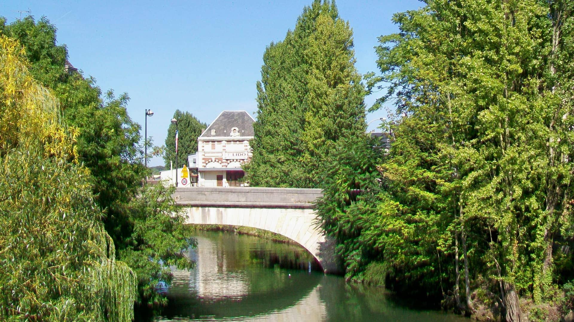 Vue de Creil, Oise (60)